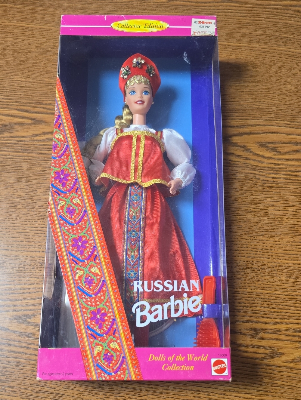 Russian Barbie From Mattel Dolls Of The World New